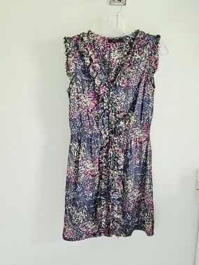 THML Ruffle Multi-color Sleeveless Dress